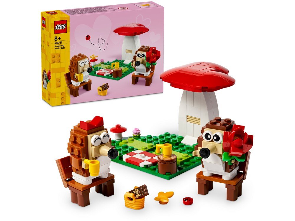 LEGO 40711 Iconic Piknik pary jeżyków  zestaw pudełko 