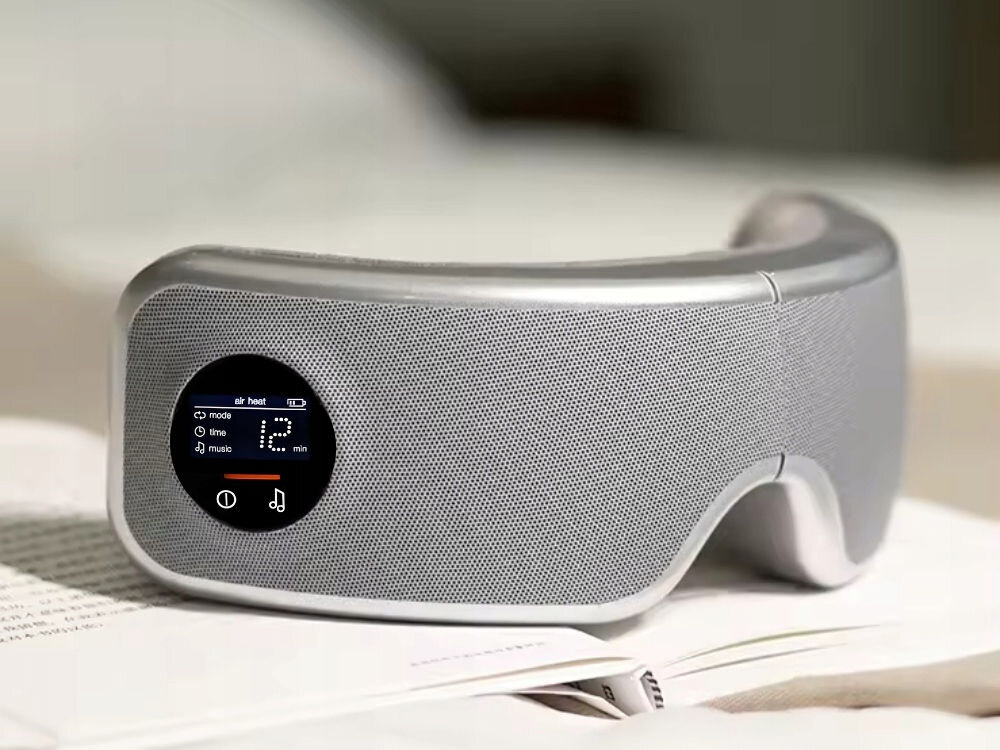 Masażer do oczu ALPHA Eyelax bluetooth 5 trybów 3 funkcje