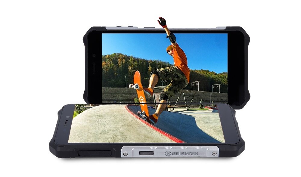 Smartfon MYPHONE Iron 3 LTE ekran wyświetlacz ips kąty widzenia kolory rozdzielczość 