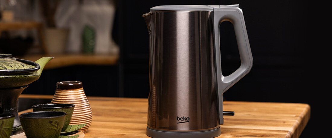 Czajnik BEKO WKM 7322 DX (1.5L) Szary