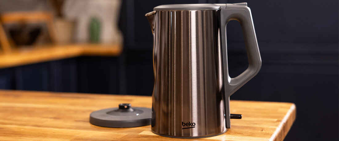 Czajnik BEKO WKM 7322 DX (1.5L) Szary moc pojemność napoje możliwości