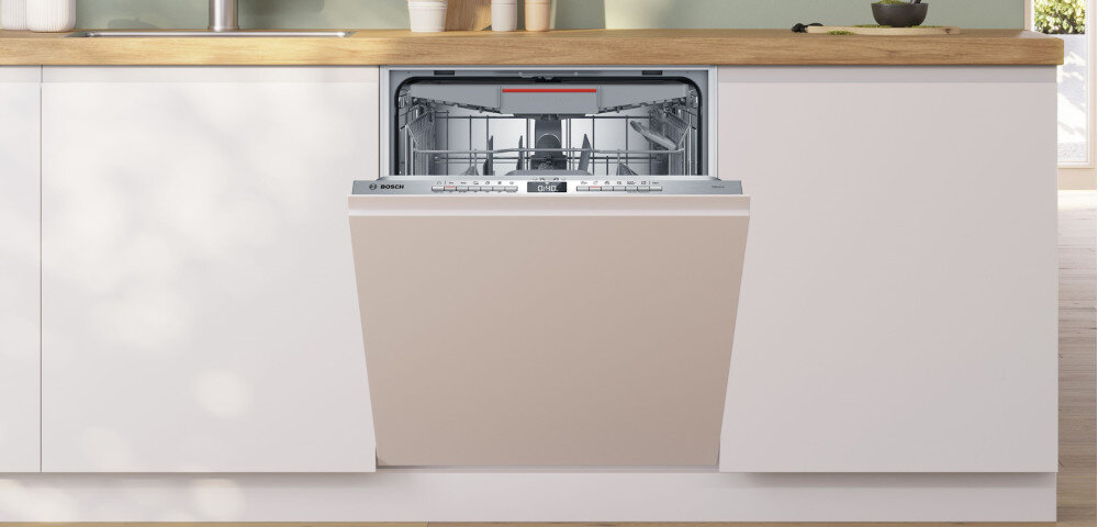 Zmywarka BOSCH SMV4EVX04E Asystent dozowania EfficientDry zdalne sterowanie aplikacja Home Connect SpeedPerfect szybkie mycie szuflada na sztućce vario3 AquaStop bezpieczeństwo