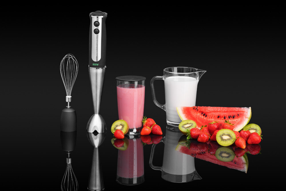 BLENDER GOTZE & JENSEN HB401K (INOX-CZERŃ) (METAL STOPA) 800W silnik stal szlachetna