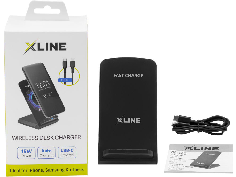 Ładowarka indukcyjna XLINE WC200 Czarny indukcja standard moc