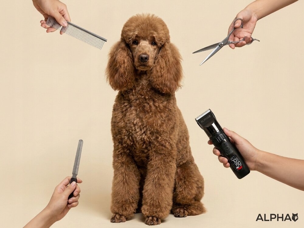 Maszynka do strzyżenia psów ALPHA DGX-04 do 4 godzin na jednym ładowaniu, nawet dla większych zwierząt, praca również w trybie sieciowym