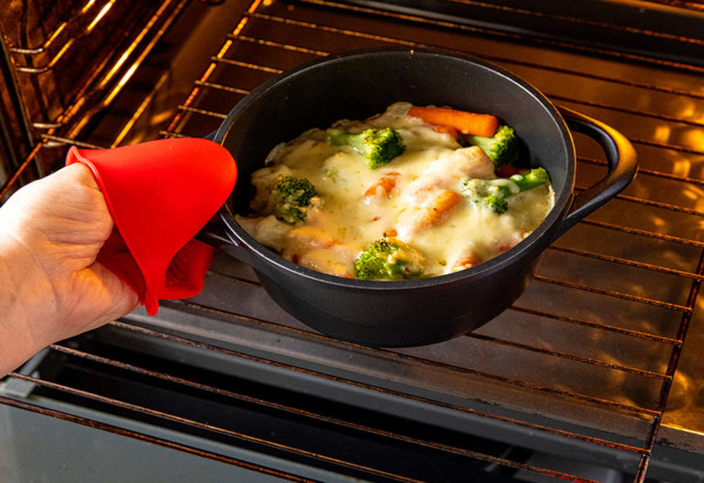 Zestaw garnkow SMILE MGK-12 (10 elementow) funkcjonalnosc gotowanie smazenie duszenie