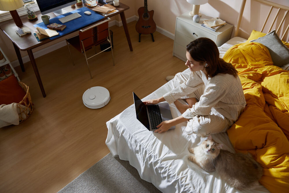 Robot sprzątający ROBOROCK Qrevo S QRS02 Biały praktyczna technologia ładowania 30% szybciej sprawne zarządzanie czasem energią zwiększona efektywność sprzątania 180 min czasu pracy ładowanie 360 min długotrwała efektywnośc mobilność urządzenia 