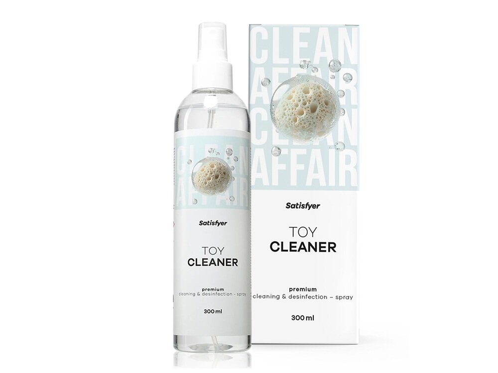 Środek dezynfekujący SATISFYER Toy Cleaner 300 ml wysoki poziom higieny, większe bezpieczeństwo, naturalne ph