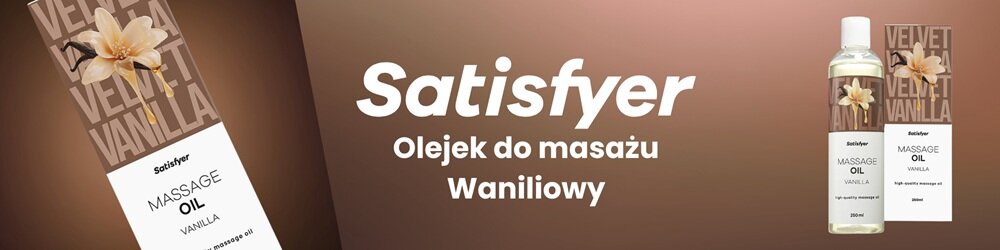 Olejek do masażu SATISFYER Vanilla 250 ml kv początek opisu