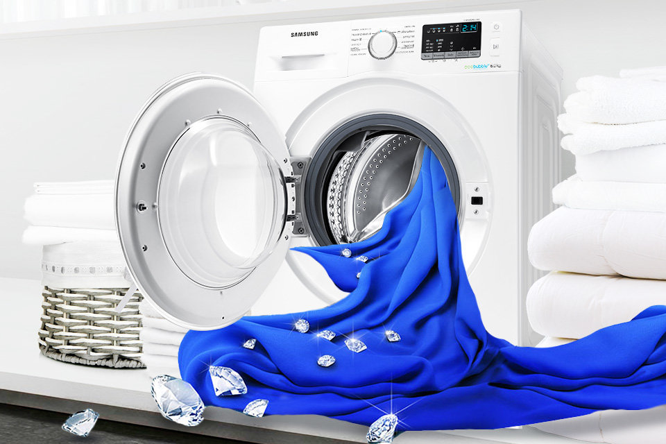 Samsung Bęben Diamond. Dba o delikatne tkaniny