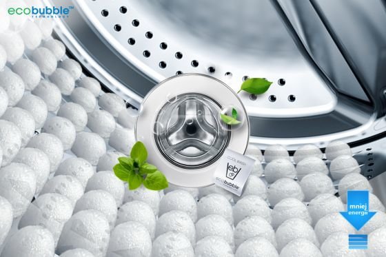 Samsung Eco Bubble™. Chroń tkaniny, oszczędzaj energię