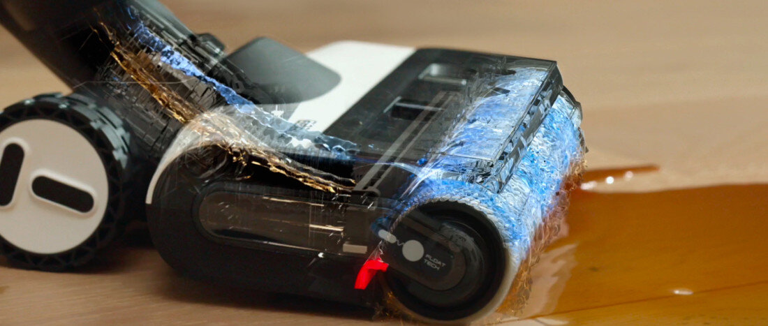 Odkurzacz TINECO Floor One Switch S7 Pet FW251800DE Efektywność czyszczenia technologia MHCBS prędkość plamy mokre suche zanieczyszczenia System samoczyszczenia FlashDry