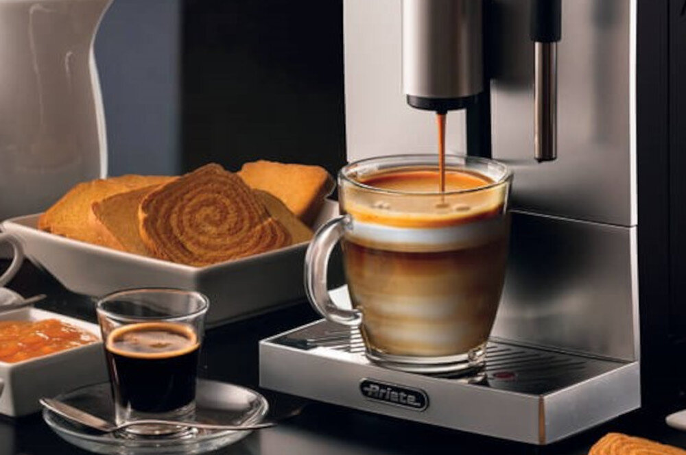 Ekspres ARIETE Diadema 1452/01 Srebrny Dopasowanie do każdej filiżanki Regulowany dozownik dostosowanie wysokość wygoda