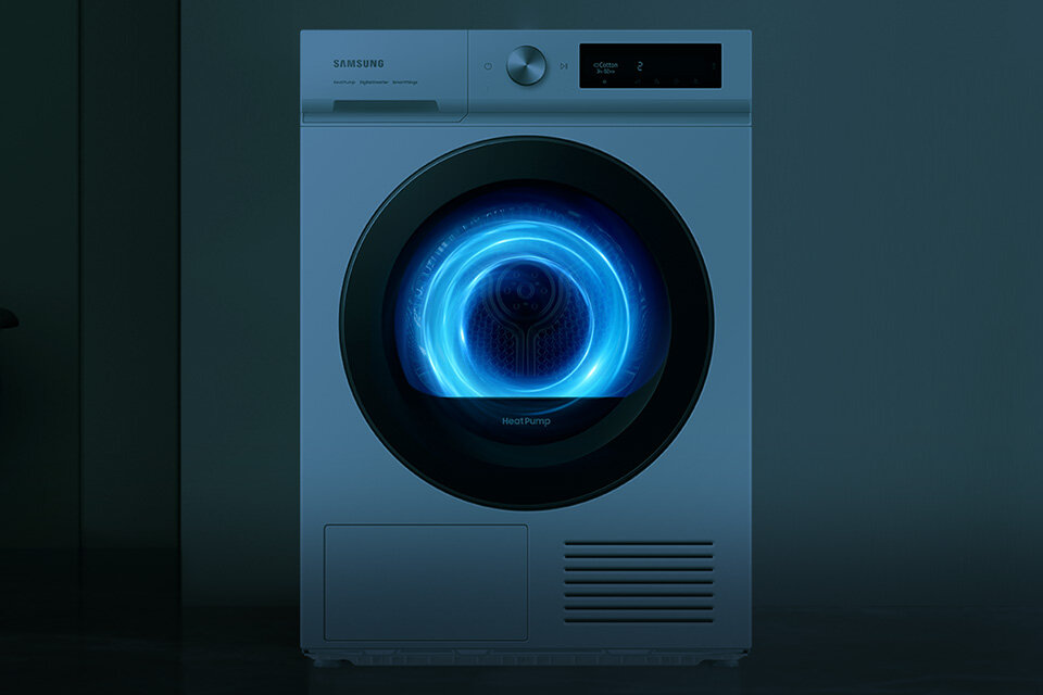 Podświetlenie ułatwia kontrolę zawartości bębna