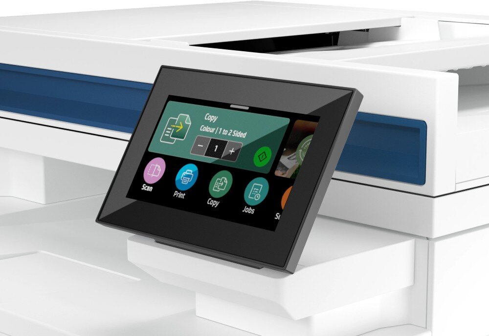 Urządzenie wielofunkcyjne HP Color LaserJet Pro 4302fdw Druk w kolorze, Automatyczny druk dwustronny, Wi-Fi, Bluetooth ekran przekątna port podajnik taca odbiorcza