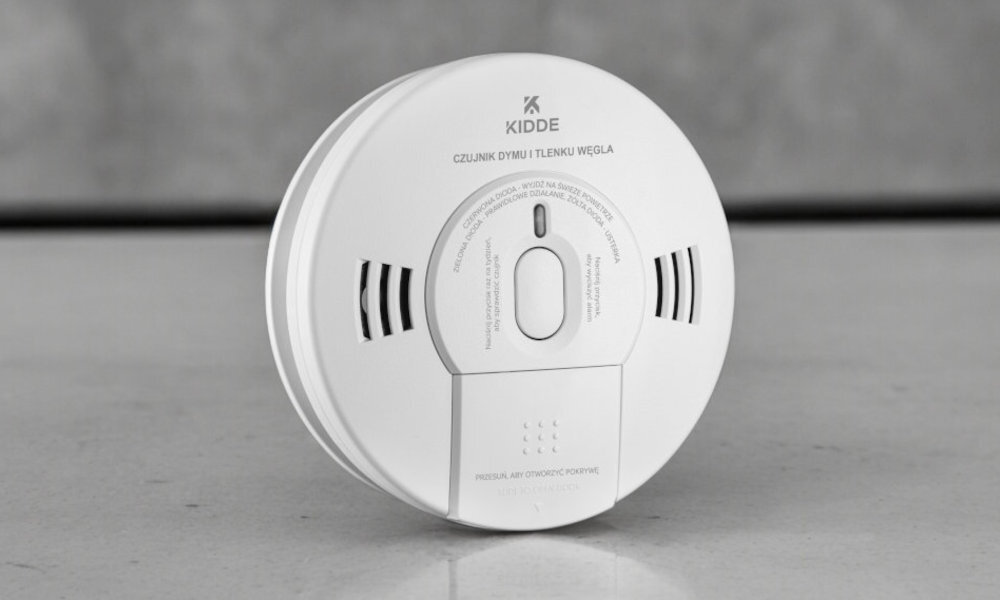 KIDDE K10SCO ochronę przed tlenkiem węgla i dymem Znak Budowlany B Krajowy Certyfikat Stałości Właściwości Użytkowych PN-EN 50291-1:2018+AC:2021 Certyfikat CNBOP-PIB Certyfikat TÜV Rheinland EN50291-1:2018