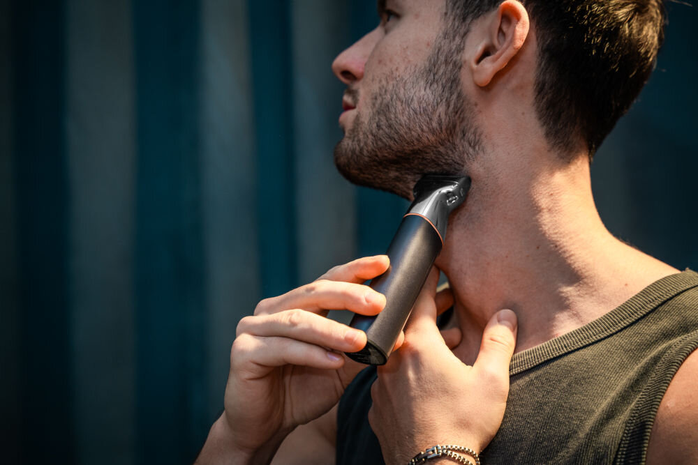 Trymer GÖTZE & JENSEN TR910 głowica trymera golenie zarostu w okolicach brody nakładki dystansowe