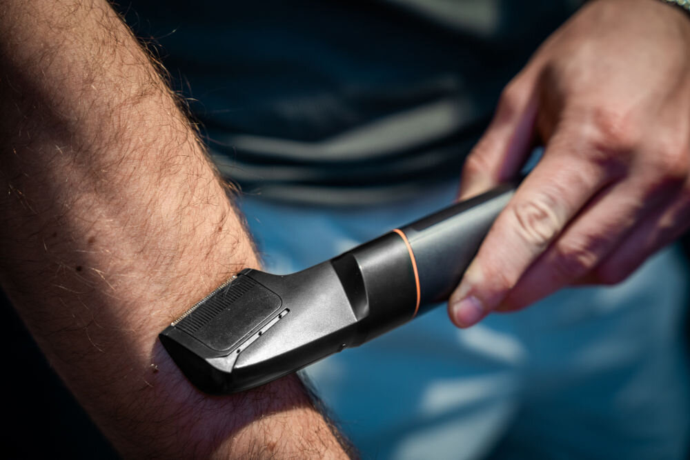 Trymer GÖTZE & JENSEN TR910 golenie włosów na przedramieniu głowica trymera do ciała gładkie golenie