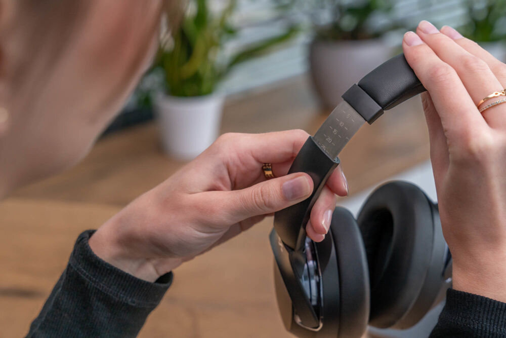 XMUSIC XWH910K ergonomiczne miękkie nauszniki komfort