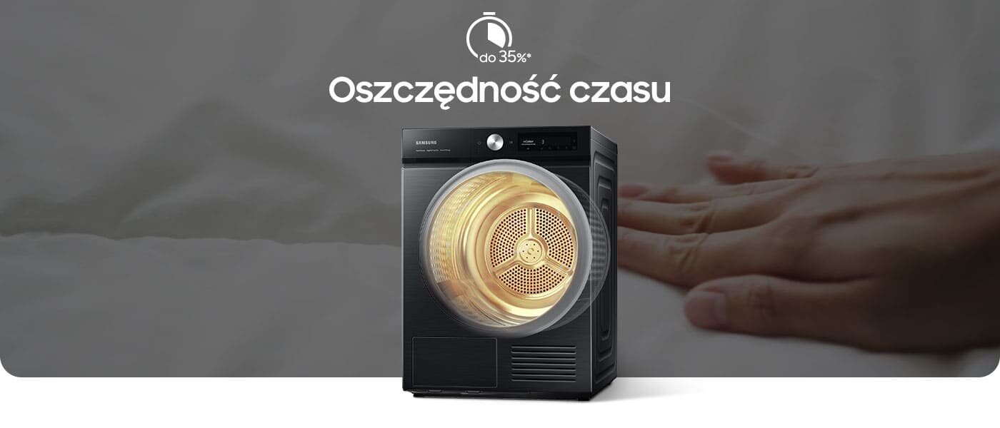 QuickDrive™ to rozwiązanie, które pozwala oszczędzić czas dzięki szybkiemu suszeniu QuickDrive™ to rozwiązanie, które pozwala oszczędzić czas dzięki szybkiemu suszeniu