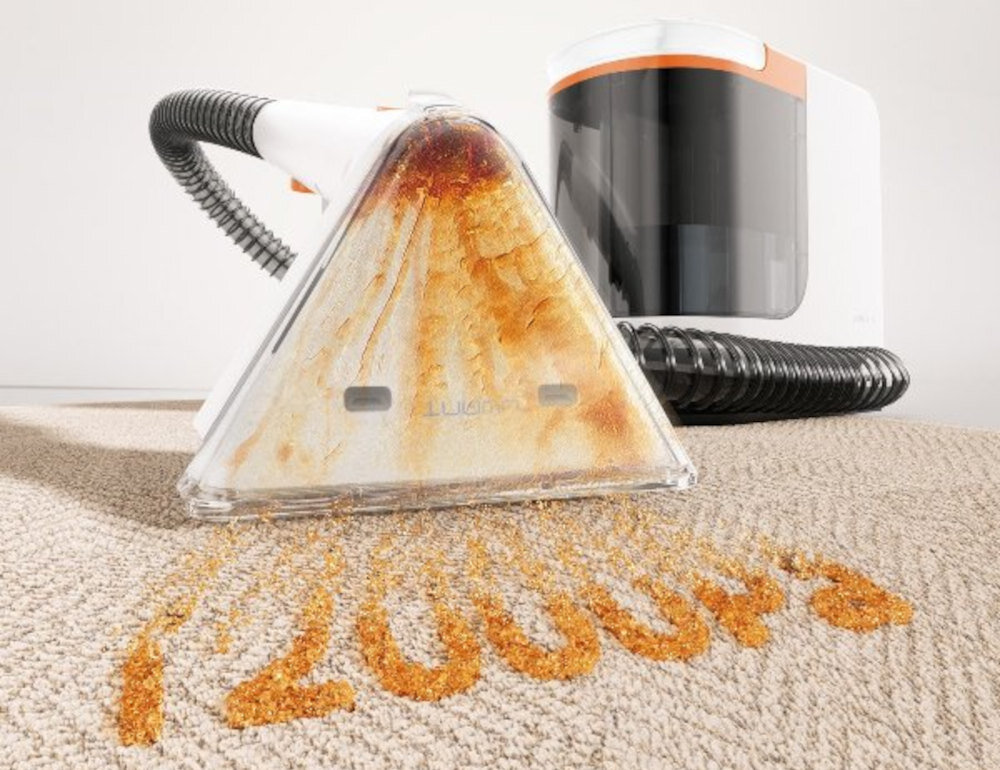 Odkurzacz piorący UWANT B200-SE Biały Wygodne czyszczenie Połączenie odkurzania z myciem usuwa zabrudzenia i wilgoć moc ciśnienie robocze  z włókien i szczelin łatwo utrzymać higienę