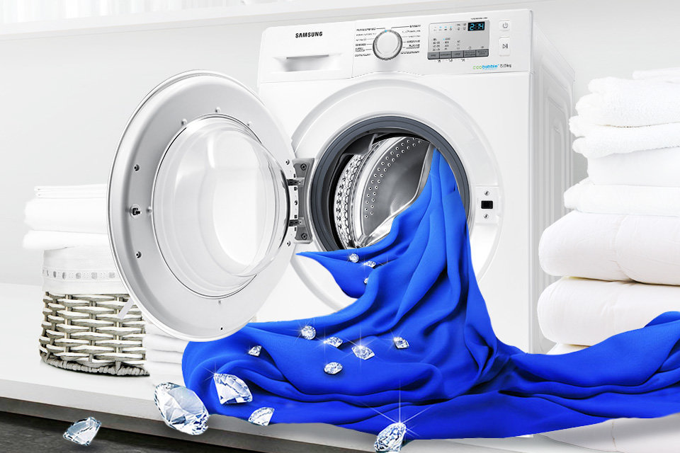 Samsung Bęben Diamond. Dba o delikatne tkaniny