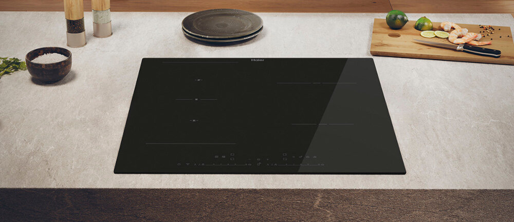 Płyta indukcyjna HAIER HAIF64DCS styl funkcjonalność witroceramika minimalistyczny styl