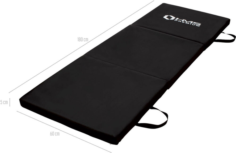 Materac gimnastyczny HMS Premium MGS02 Czarny wymiary waga