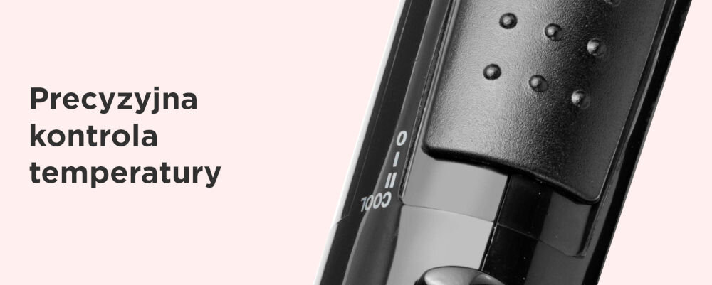 Suszarko-lokówka BABYLISS AS86E dwa ustawienia temperatury dostosowanie ciepła precyzyjne kontrolowanie procesu stylizacji funkcja chłodnego nawiewu utrwalenie stylizacji trwałość odporność 