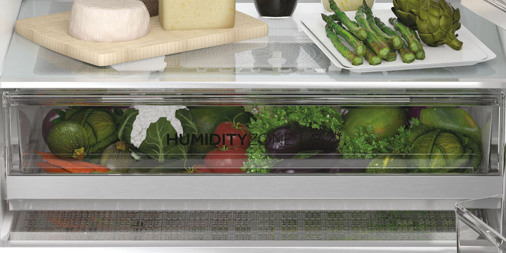 LODÓWKA HAIER HTW7720ENPT 3D,BLACK Humidity Zone szuflada świeżość HCS utrzymanie wilgotności