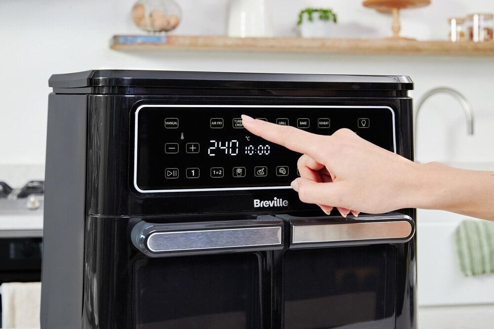 Air Fryer Frytkownica beztłuszczowa BREVILLE VDF130X 11l 10 automatycznych programów, dotykowy panel sterowania, regulacja temperatury
