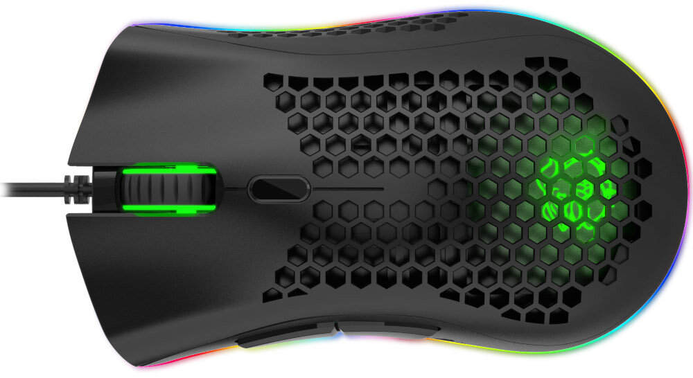 MYSZ GAMINGOWA MAD DOG GM750 ULTRALEKKA 10 000 DPI