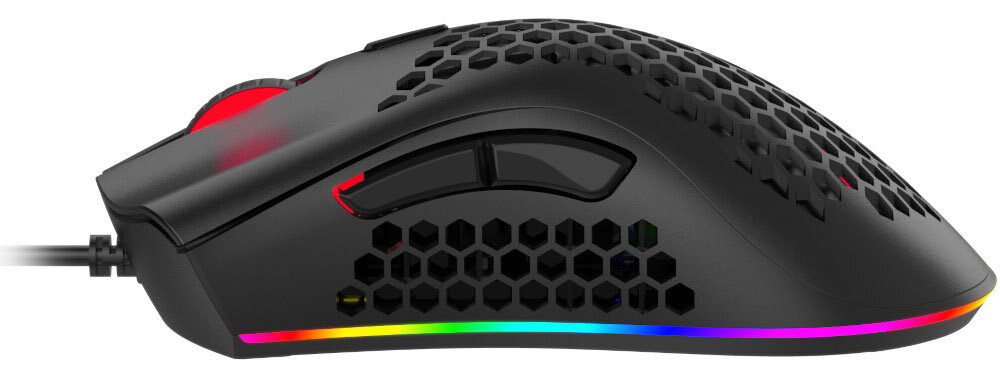 MYSZ GAMINGOWA MAD DOG GM750 ULTRALEKKA programowalne podswietlenie