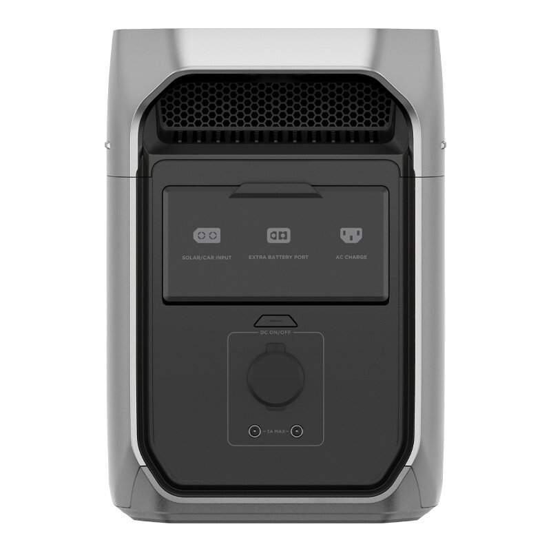 Przenośna stacja zasilania EcoFlow DELTA 3 Plus, Funkcja UPS w pogotowiu, Stacja pokaza pionowo od frontu