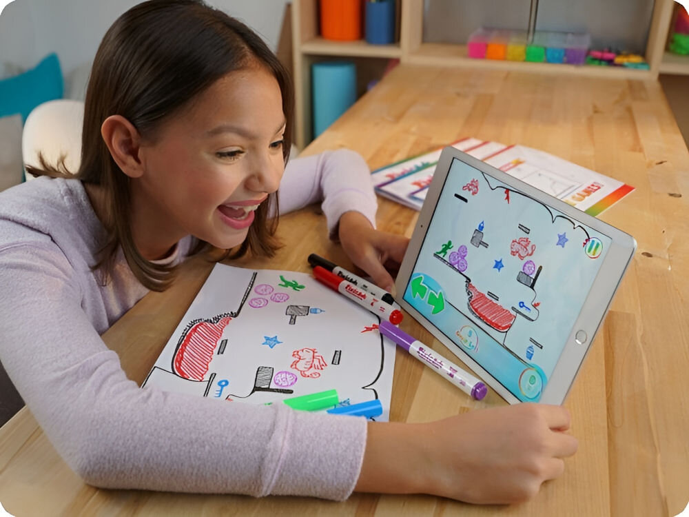 PIXICADE Mobile Game Maker PXEN2600 zestaw kreatywny z markerami i książeczkami do tworzenia mobilnych gier wideo