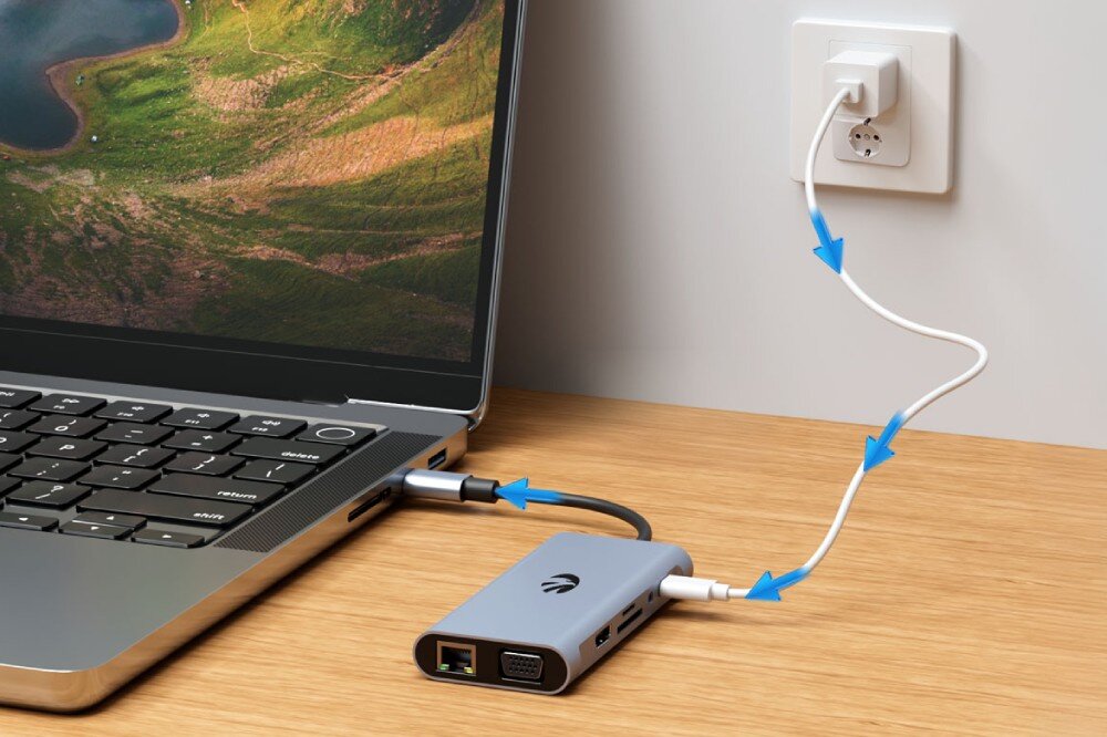 Hub HAWK HW-HUB1101 11w1 