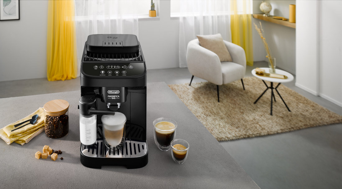 Ekspres DELONGHI Magnifica Evo ECAM290.51.B cichy wytrzymaly mlynek 13-stopniowa regulacja mielenia