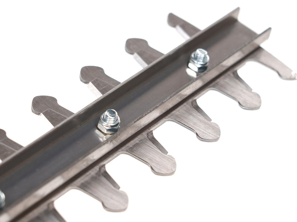 Nożyce do żywopłotu NAC HE60-CH elektryczne elektryczne dlugie ostrze doskonale ciecie wycinana technika laserowa bardzo wytrzymale porusza sie w przeciwnych kierunkach precyzyjne szybkie ciecie dlugosc 51 cm maksymalna srednica galezi 16 mm