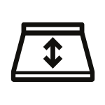 Mała ikonka - RB34C671EWW - Składana półka 