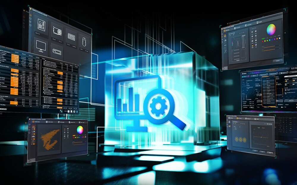 Płyta główna GIGABYTE B850 Aorus Elite WiFi 7 Ice oprogramowanie narzędzia ustawienia