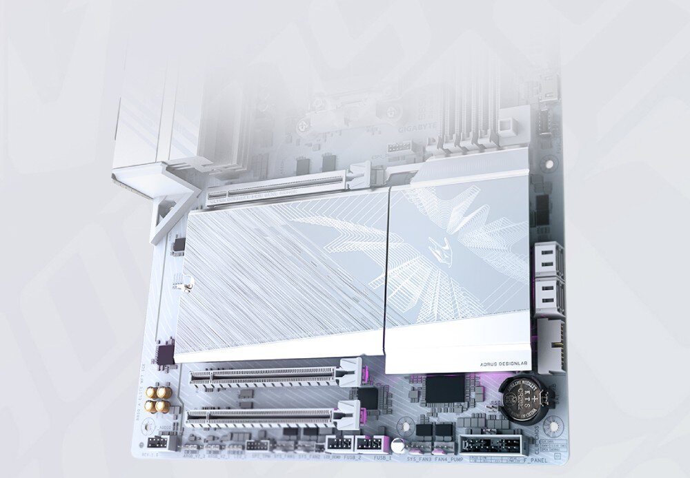 Płyta główna GIGABYTE B850 Aorus Elite WiFi 7 Ice interfejs gniazda M.2 szybkość