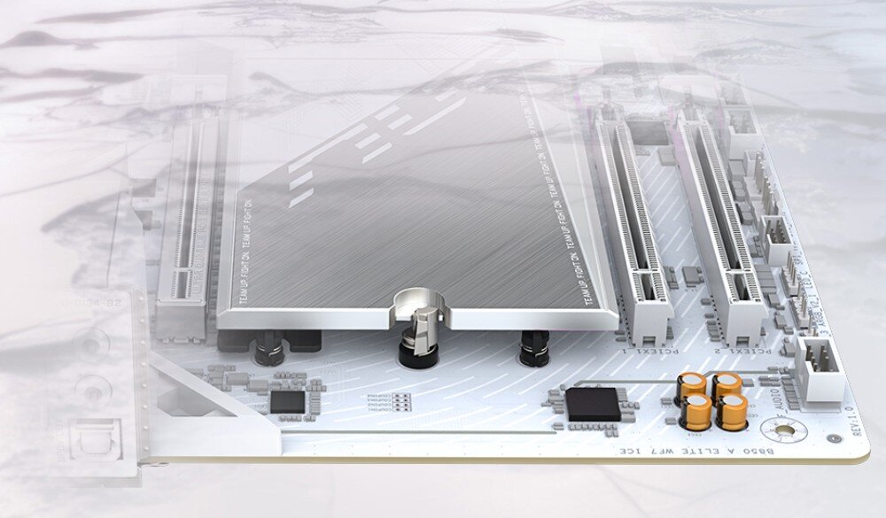 Płyta główna GIGABYTE B850 Aorus Elite WiFi 7 Ice dźwięk audio układ Realtek