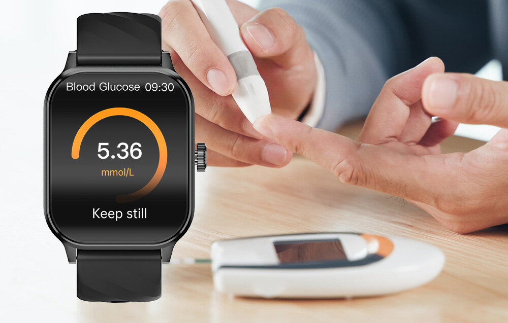 Smartwatch BLITZWOLF BW-HL5 pomiar glukozy  