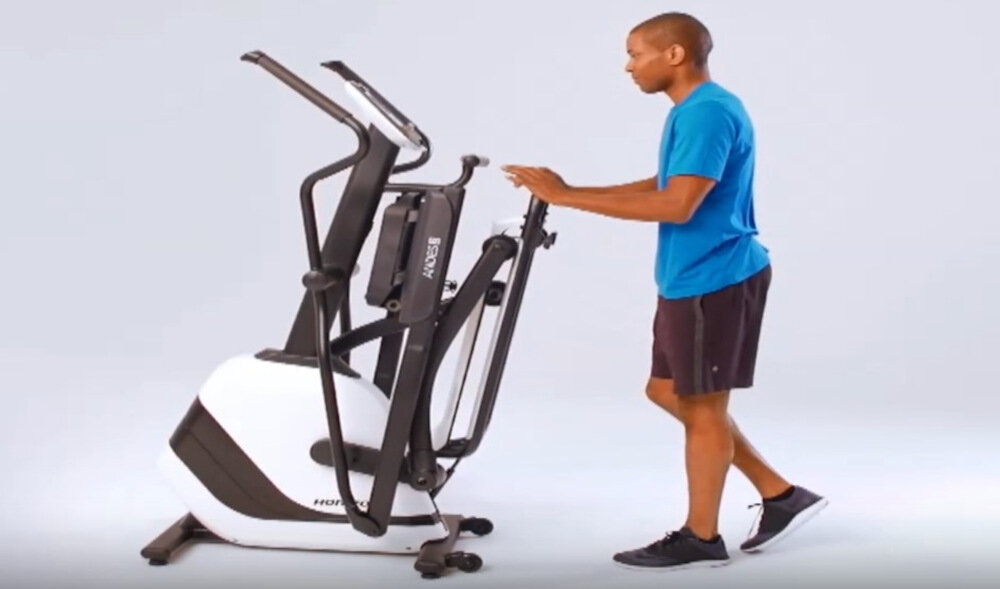 Orbitrek magnetyczny HORIZON FITNESS Eliptyk Andes 3 system FEATHER LIGHT FOLDING rama powierzchni biegowej jest skladana silne silownki gazowe