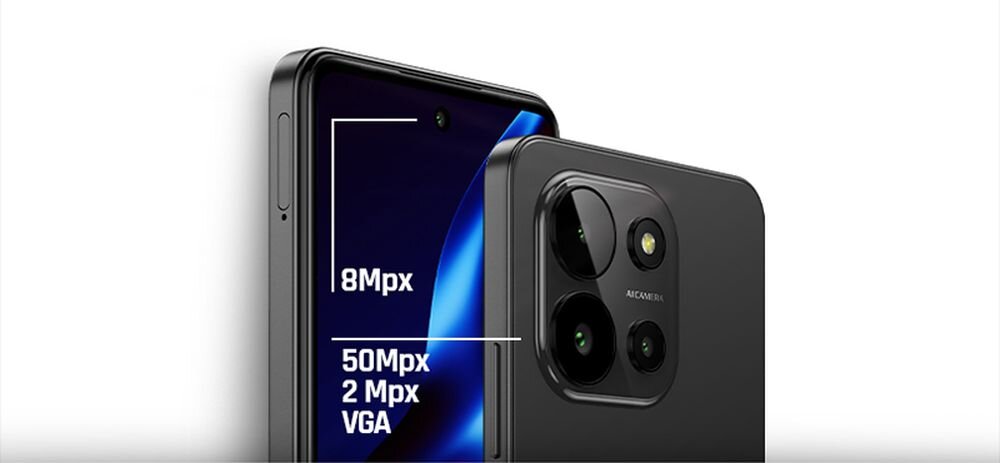 SMARTFON MYPHONE N23 5G ekran bateria aparat procesor ram pamięć pojemność rozdzielczość zdjęcia filmy opis dane cechy blokady system łączność wifi bluetooth obudowa szkło odporność porty muzyka transfer sieć przekątna matryca waga czujniki oled amoled ips