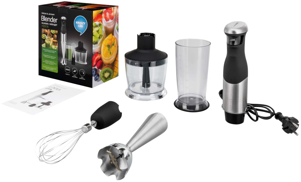 Blender GÖTZE & JENSEN HB950K zawartosc opakowania