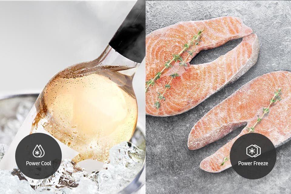 Z lodówką RS80F64KEFEO schłodzisz i zamrozisz produkty szybciej niż kiedykolwiek