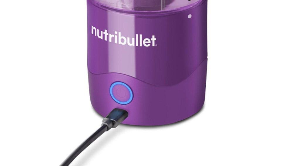 Blender personalny NUTRIBULLET NBP003PU Bezprzewodowy ładowanie złącze USB-C/USB-A około 15 cykli
