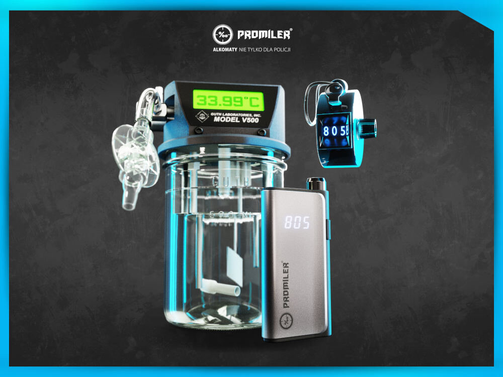 Alkomat PROMILER GR8500 pamiec pomiar