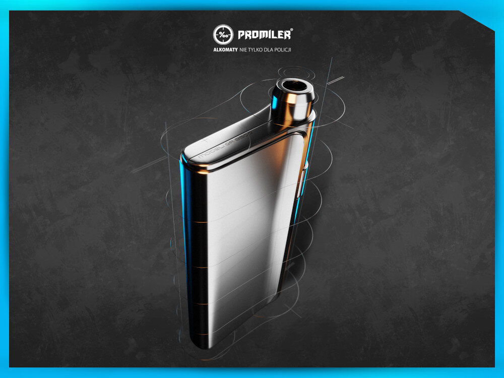 Alkomat PROMILER GR8500 Nowoczesny design kompaktowe wymiary